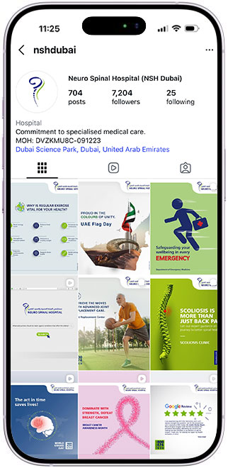 Neuro Spinal Hospital Instagram feed
